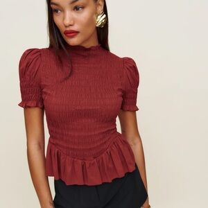 Reformation Aggie Blouse